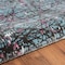 Homeroots 8 x 10 ft. Blue Chaotic Strokes Area Rug 395763 - alternate 8